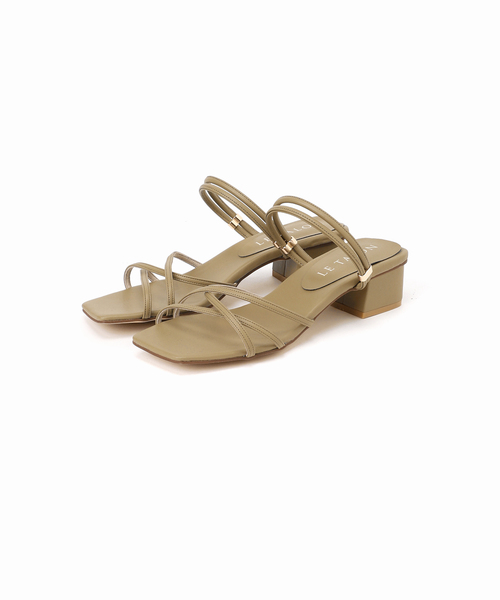 LE TALON(ルタロン)の「3.5cmスクエア2WAYサンダル(サンダル・レディース・カーキ/ブルー系その他・SMALL/MEDIUM/LARGE/X-SMALL/X-LARGE)」の16枚目の写真