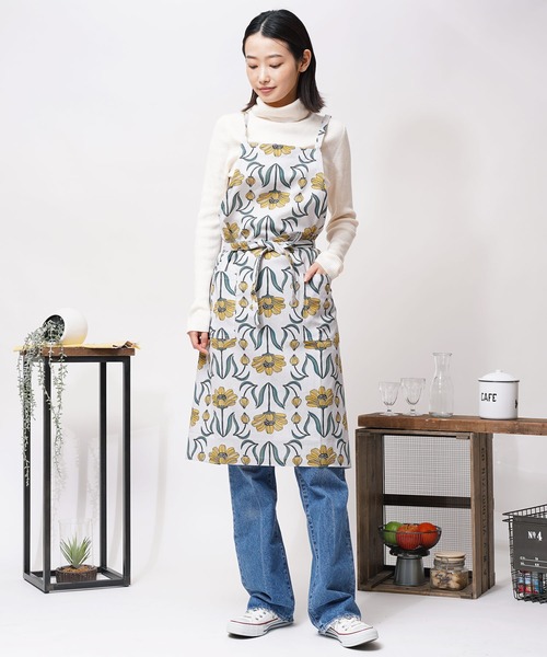 ∴Fika / フィーカ ロング エプロン long apron FRH（エプロン
