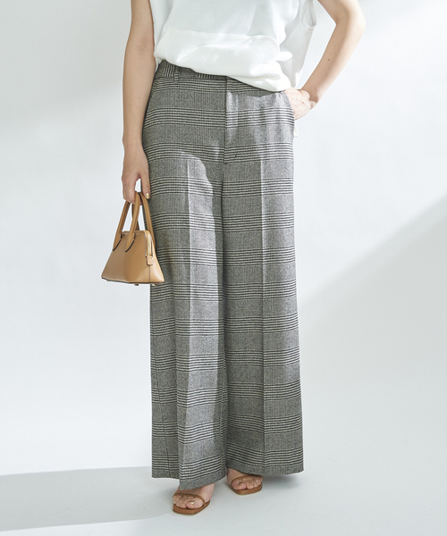 plage（プラージュ）の「Tweed wide パンツ（その他パンツ・レディース・ブラック系その他/チョコ・38/36）」の8枚目の写真