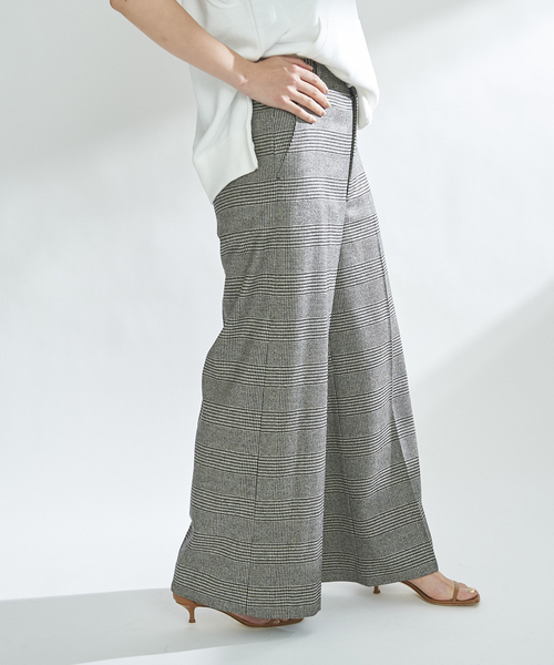 plage（プラージュ）の「Tweed wide パンツ（その他パンツ・レディース・ブラック系その他/チョコ・38/36）」の9枚目の写真