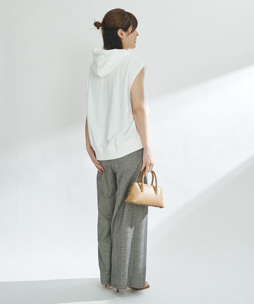 plage（プラージュ）の「Tweed wide パンツ（その他パンツ・レディース・ブラック系その他/チョコ・38/36）」の10枚目の写真