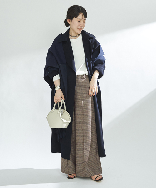 plage（プラージュ）の「Tweed wide パンツ（その他パンツ・レディース・ブラック系その他/チョコ・38/36）」の12枚目の写真