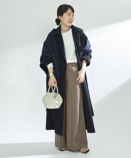 plage（プラージュ）の「Tweed wide パンツ（その他パンツ・レディース・ブラック系その他/チョコ・38/36）」の13枚目の写真