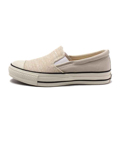 CONVERSE（コンバース）の「ALL STAR FANCYTWEED SLIP-ON / オールスター ファンシーツイード スリップオン（スニーカー・レディース・ベージュ系その他/ネイビー・4/3.5/3/5.5/6/4.5/5）」の10枚目の写真