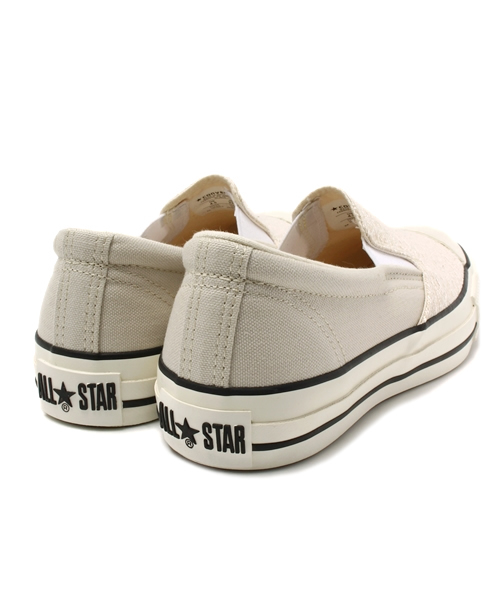 CONVERSE（コンバース）の「ALL STAR FANCYTWEED SLIP-ON / オールスター ファンシーツイード スリップオン（スニーカー・レディース・ベージュ系その他/ネイビー・4/3.5/3/5.5/6/4.5/5）」の4枚目の写真