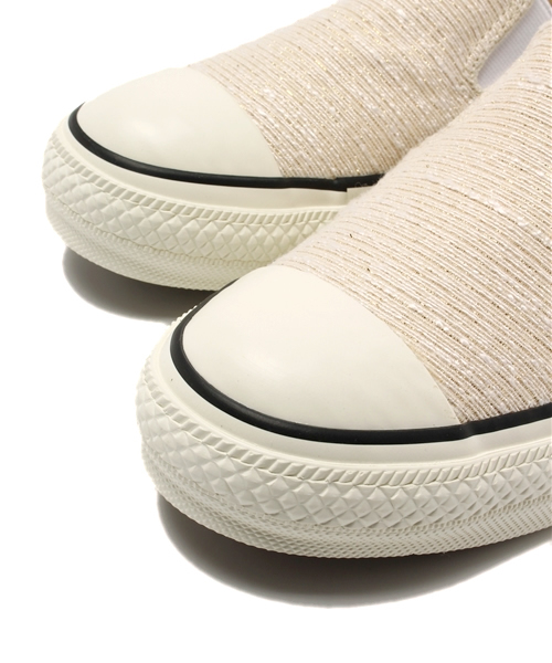 CONVERSE（コンバース）の「ALL STAR FANCYTWEED SLIP-ON / オールスター ファンシーツイード スリップオン（スニーカー・レディース・ベージュ系その他/ネイビー・4/3.5/3/5.5/6/4.5/5）」の5枚目の写真