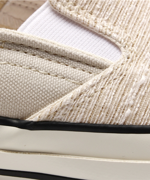 CONVERSE（コンバース）の「ALL STAR FANCYTWEED SLIP-ON / オールスター ファンシーツイード スリップオン（スニーカー・レディース・ベージュ系その他/ネイビー・4/3.5/3/5.5/6/4.5/5）」の9枚目の写真