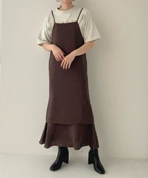 レイヤードフウキャミワンピ 353103