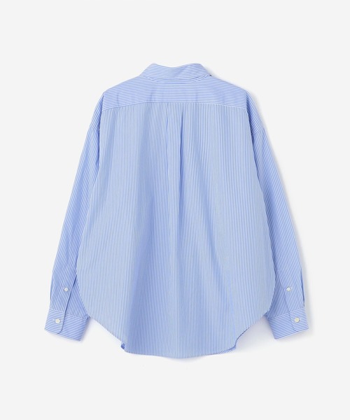 THE SHINZONE（ザ　シンゾーン）の「THE SHINZONE |〈別注〉STRIPE DADDY SHIRT WOMEN（シャツ/ブラウス・レディース・ブルー系その他/パープル系その他・P）」の19枚目の写真