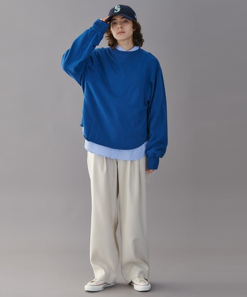 THE SHINZONE（ザ　シンゾーン）の「THE SHINZONE |〈別注〉STRIPE DADDY SHIRT WOMEN（シャツ/ブラウス・レディース・ブルー系その他/パープル系その他・P）」の13枚目の写真