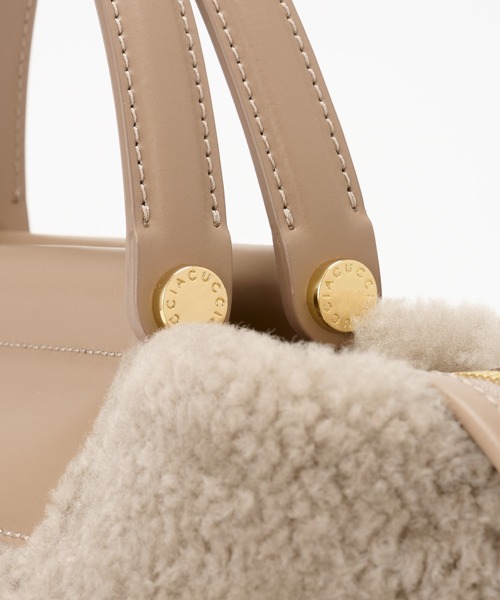 IACUCCI（イアクッチ）の「ソルベット S MONTONE/RUGA（トートバッグ・レディース・ライトグレー/ベージュ系その他/ホワイト・FREE）」の17枚目の写真