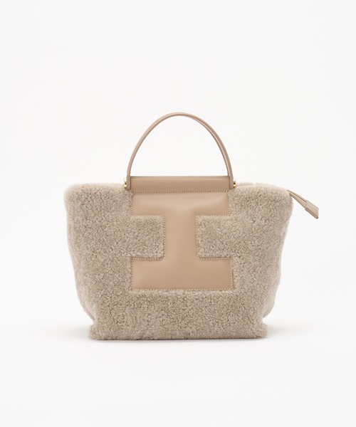 IACUCCI（イアクッチ）の「ソルベット S MONTONE/RUGA（トートバッグ・レディース・ライトグレー/ベージュ系その他/ホワイト・FREE）」の9枚目の写真