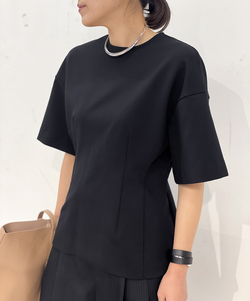 セール】【CINOH/チノ】 別注ウエストシェイププルオーバー（Tシャツ  