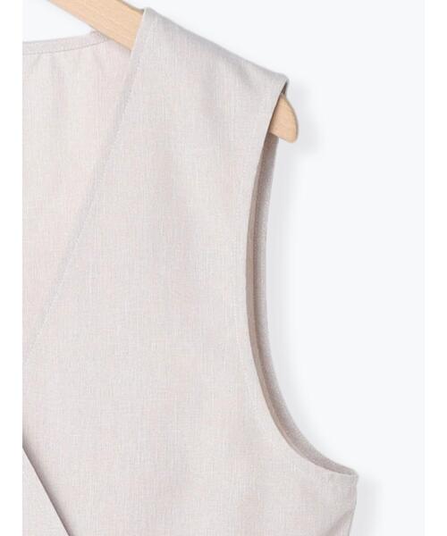 Samansa Mos2 blue（サマンサモスモスブルー）の「◎ダブルボタンジャンパースカート（ワンピース・レディース・ブラック/ベージュ/カーキ・ﾌﾘ-）」の18枚目の写真