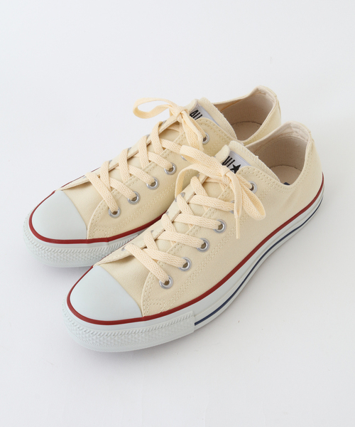 CONVERSE ALL STAR（コンバースオールスター）の「【CONVERSE CHUCK TAYLOR CANVAS ALL STAR OX】（スニーカー・メンズ・ネイビー/レッド/ホワイト/キナリ/ブラック/チャコールグレー・27.5/29/26.5/26/27/28）」の2枚目の写真