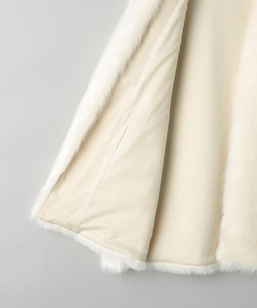 BEAUTY&YOUTH UNITED ARROWS（ビューティーアンドユースユナイテッドアローズ）の「フェイクファー Vネック ベスト（その他アウター・レディース・オフホワイト/ダークブラウン・FREE）」の12枚目の写真