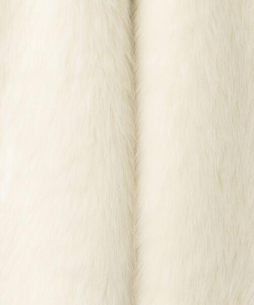 BEAUTY&YOUTH UNITED ARROWS（ビューティーアンドユースユナイテッドアローズ）の「フェイクファー Vネック ベスト（その他アウター・レディース・オフホワイト/ダークブラウン・FREE）」の13枚目の写真