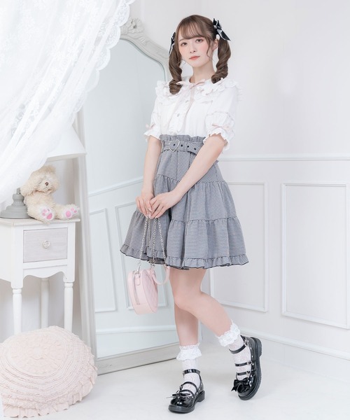 DearMyLove（ディアマイラブ）の「小悪魔ハート3連ベルトパンプス（パンプス・レディース・ブラック/ベビーピンク・22.5cm/23cm/23.5cm/24cm/24.5cm/25cm/25.5cm）」の16枚目の写真