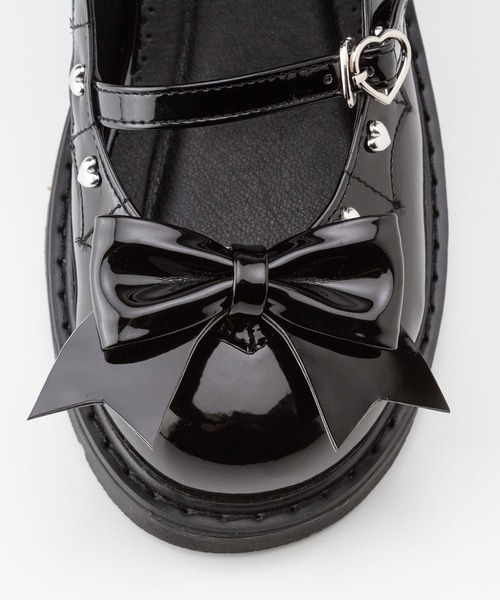 DearMyLove（ディアマイラブ）の「小悪魔ハート3連ベルトパンプス（パンプス・レディース・ブラック/ベビーピンク・22.5cm/23cm/23.5cm/24cm/24.5cm/25cm/25.5cm）」の15枚目の写真