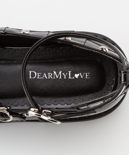 DearMyLove（ディアマイラブ）の「小悪魔ハート3連ベルトパンプス（パンプス・レディース・ブラック/ベビーピンク・22.5cm/23cm/23.5cm/24cm/24.5cm/25cm/25.5cm）」の18枚目の写真