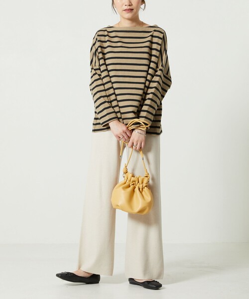 FREAK'S STORE（フリークスストア）の「【WEB限定】ワイドイージーニットパンツ（その他パンツ・レディース・ブラック/ブラウン/レッド/ピンク/ブルー/グリーン/ナチュラル・SMALL/MEDIUM）」の19枚目の写真