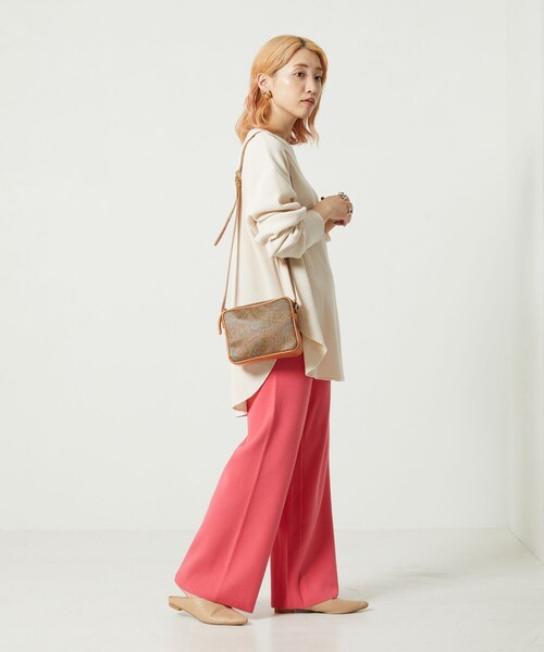 FREAK'S STORE（フリークスストア）の「【WEB限定】ワイドイージーニットパンツ（その他パンツ・レディース・ブラック/ブラウン/レッド/ピンク/ブルー/グリーン/ナチュラル・SMALL/MEDIUM）」の20枚目の写真