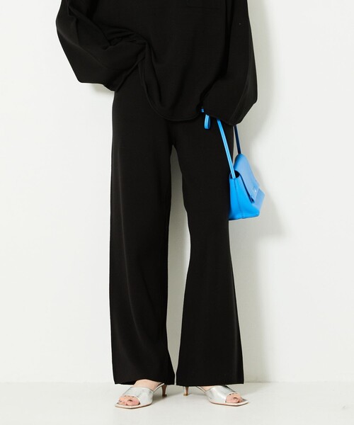 FREAK'S STORE（フリークスストア）の「【WEB限定】ワイドイージーニットパンツ（その他パンツ・レディース・ブラック/ブラウン/レッド/ピンク/ブルー/グリーン/ナチュラル・SMALL/MEDIUM）」の10枚目の写真