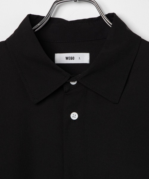 WEGO（ウィゴー）の「WEGO/シンプルロゴBIGシャツ（シャツ/ブラウス・メンズ・ホワイト/ブルー/ブラック・LARGE/MEDIUM）」の13枚目の写真