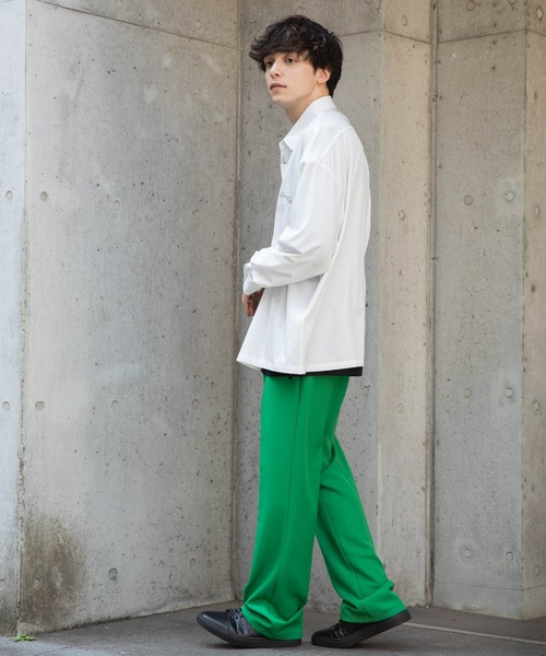 WEGO（ウィゴー）の「WEGO/シンプルロゴBIGシャツ（シャツ/ブラウス・メンズ・ホワイト/ブルー/ブラック・LARGE/MEDIUM）」の22枚目の写真