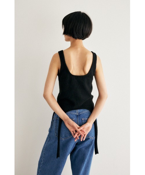 M_（エムアンダーバー）の「【M_】KNIT タンクトップ（タンクトップ・レディース・ブラック/オフホワイト/グレー・FREE）」の16枚目の写真