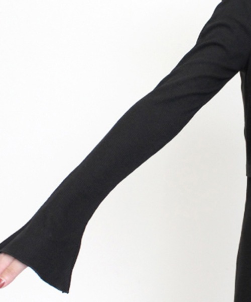 STYLEBLOCK(スタイルブロック)の「リブショートカーディガンセットワンピース(ワンピース・レディース・ブラウン系その他/ブルー/ブラック・M)」の10枚目の写真