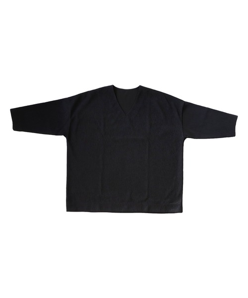 antiqua(アンティカ)の「Vネックトップス(Tシャツ/カットソー・レディース・ホワイト/ブラック/ブルー・FREE)」の21枚目の写真