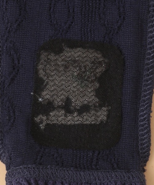 kladskap（クレードスコープ）の「裾刺しゅうケーブルロング丈スパッツ（レギンス/スパッツ・キッズ・ネイビー/グレー・110cm/100cm/80ｃｍ/120cm/90cm）」の11枚目の写真