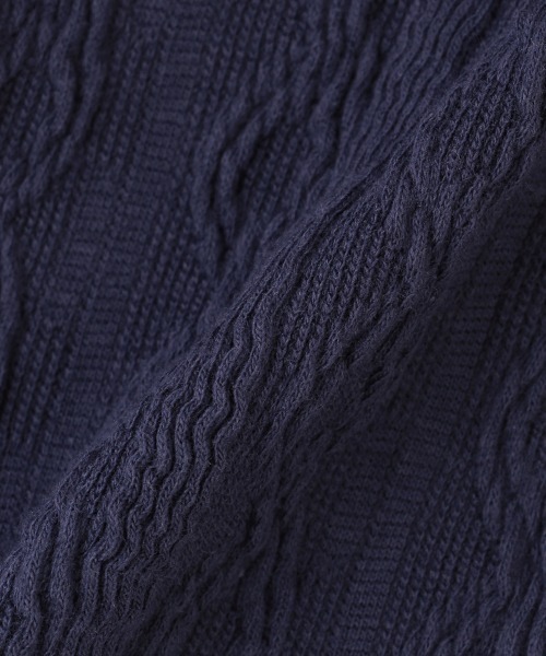 kladskap（クレードスコープ）の「裾刺しゅうケーブルロング丈スパッツ（レギンス/スパッツ・キッズ・ネイビー/グレー・110cm/100cm/80ｃｍ/120cm/90cm）」の3枚目の写真