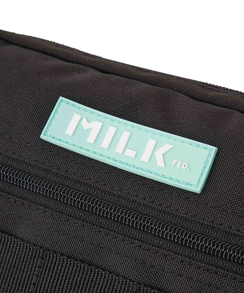 MILKFED.(ミルクフェド)の「ACTIVE MOLLE SHOULDER BAG(ショルダーバッグ・レディース・ブラック/ライトパープル/ライトグリーン/ライトピンク・ONE SIZE)」の9枚目の写真