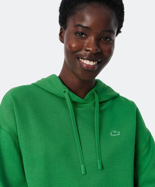 （希少）黒糖くん着用 Lacoste 黒 フード付きパーカー LACOSTE ブラック フード付きパーカー Mサイズ （黒糖くん着用）