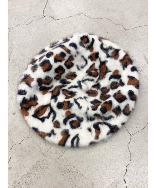 PHILLY(フィリー)の「ヒョウ柄ベレー帽(ハンチング/ベレー帽・レディース・ホワイト/ベージュ/ブラウン・FREE)」の10枚目の写真