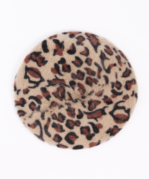 PHILLY(フィリー)の「ヒョウ柄ベレー帽(ハンチング/ベレー帽・レディース・ホワイト/ベージュ/ブラウン・FREE)」の17枚目の写真