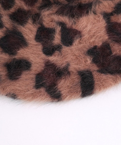 PHILLY(フィリー)の「ヒョウ柄ベレー帽(ハンチング/ベレー帽・レディース・ホワイト/ベージュ/ブラウン・FREE)」の11枚目の写真