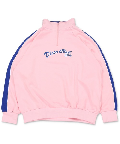 SPINNS（スピンズ）の「【ビックシルエット】サイドライン　ハーフジップスウェット（スウェット・メンズ・ブラック/ピンク/ロイヤルブルー/アッシュグレー・ONESIZE）」の19枚目の写真