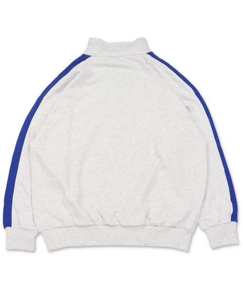 SPINNS（スピンズ）の「【ビックシルエット】サイドライン　ハーフジップスウェット（スウェット・メンズ・ブラック/ピンク/ロイヤルブルー/アッシュグレー・ONESIZE）」の20枚目の写真