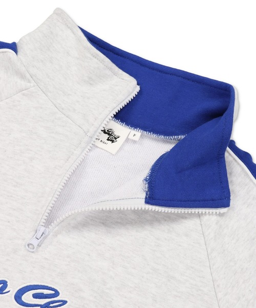 SPINNS（スピンズ）の「【ビックシルエット】サイドライン　ハーフジップスウェット（スウェット・メンズ・ブラック/ピンク/ロイヤルブルー/アッシュグレー・ONESIZE）」の22枚目の写真