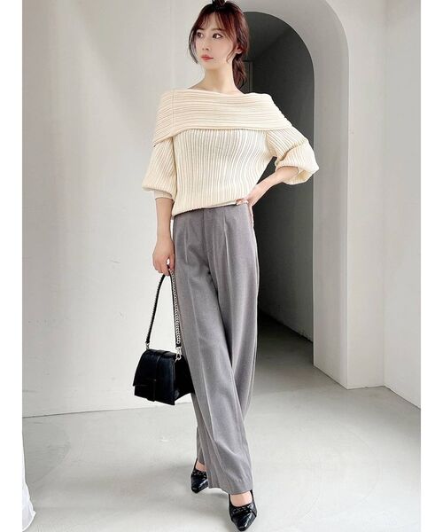 RESEXXY（リゼクシー）の「コルセット付セミワイドパンツ（その他パンツ・レディース・グリーン/グレー/その他1・FREE）」の15枚目の写真