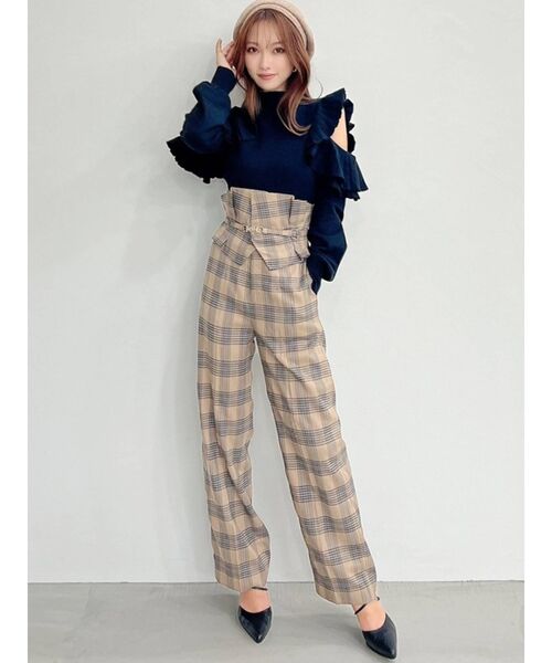 RESEXXY（リゼクシー）の「コルセット付セミワイドパンツ（その他パンツ・レディース・グリーン/グレー/その他1・FREE）」の17枚目の写真