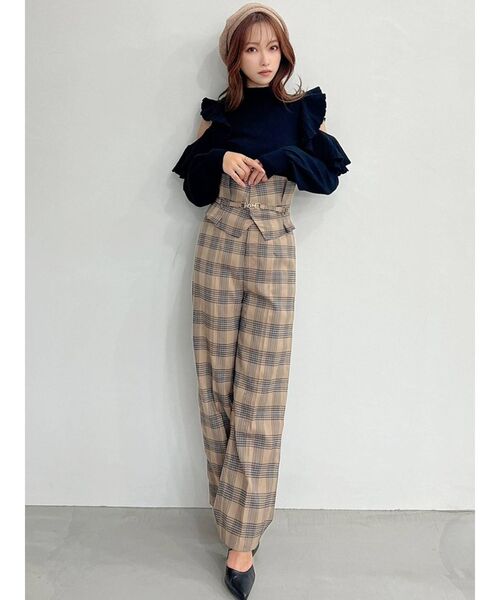 RESEXXY（リゼクシー）の「コルセット付セミワイドパンツ（その他パンツ・レディース・グリーン/グレー/その他1・FREE）」の18枚目の写真