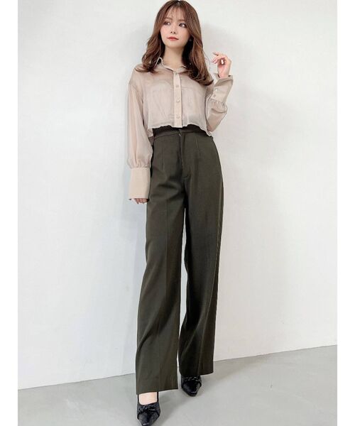 RESEXXY（リゼクシー）の「コルセット付セミワイドパンツ（その他パンツ・レディース・グリーン/グレー/その他1・FREE）」の21枚目の写真