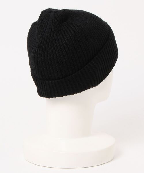 MARCELO BURLON(マルセロ・バーロン)の「【MARCELO BURLON】CROSS PATCH BEANIE(ニットキャップ/ビーニー・メンズ・ブラック・FREE)」の3枚目の写真