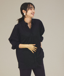 qualite | ｺｯﾄﾝﾛｰﾝﾄﾞﾛｯﾌﾟｼｬﾂ(シャツ/ブラウス)