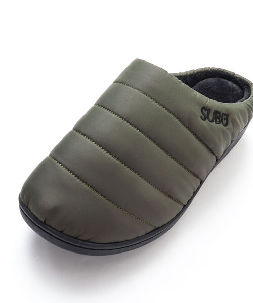 SUBU(スブ)の「【SUBU/スブ】PERMANENT COLLECTION ウィンターサンダル 冬用 ルームシューズ(サンダル・メンズ・チャコールグレー/ブラック/オリーブ/グリーン/ネイビー・2/1/3)」の14枚目の写真