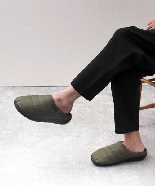 SUBU(スブ)の「【SUBU/スブ】PERMANENT COLLECTION ウィンターサンダル 冬用 ルームシューズ(サンダル・メンズ・チャコールグレー/ブラック/オリーブ/グリーン/ネイビー・2/1/3)」の20枚目の写真